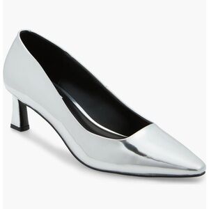 Steve Madden Women’s Silver Nathalia Pump Size 7.5